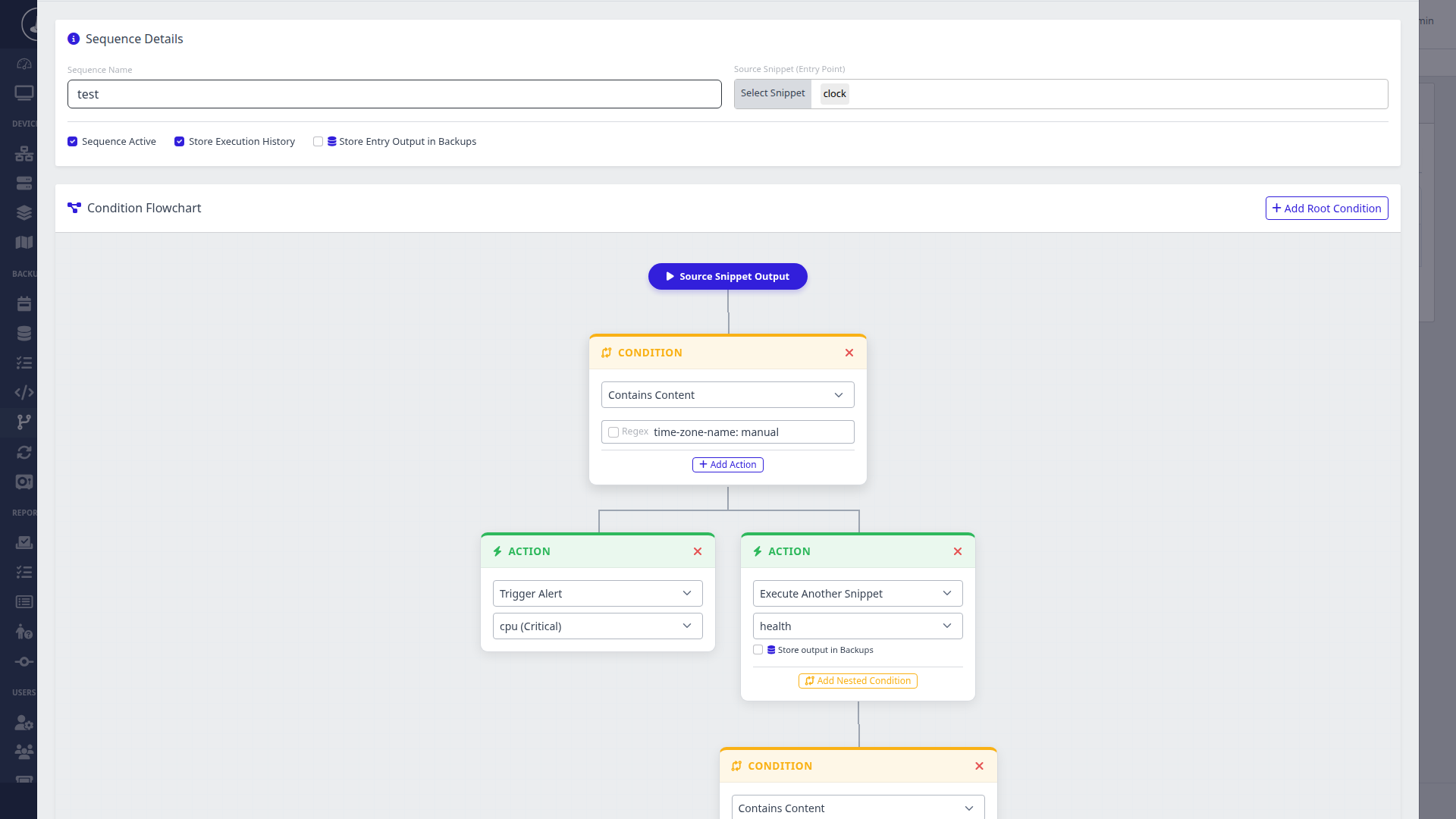 RouterOS Sequence Automation Flowchart